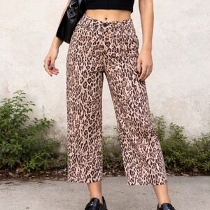 Anthropologie Pilcro Colette Pants Cheetah Size 27 New With Tags